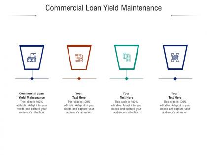 Commercial loan yield maintenance ppt powerpoint presentation portfolio background cpb