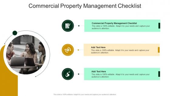 Commercial Property Management Checklist In Powerpoint And Google Slides Cpb