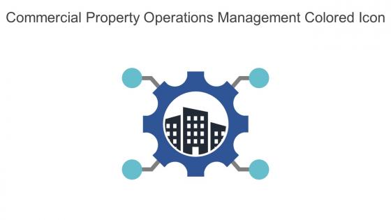 Commercial Property Operations  Management Colored Icon In Powerpoint Pptx Png And Editable Eps Format