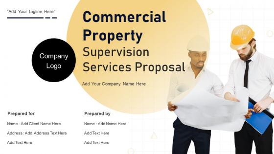 Commercial Property Supervision Services Proposal Powerpoint Presentation Slides