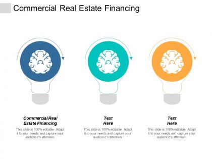 Commercial real estate financing ppt powerpoint presentation gallery guide cpb