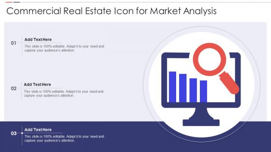Commercial Real Estate Icon For Market Analysis