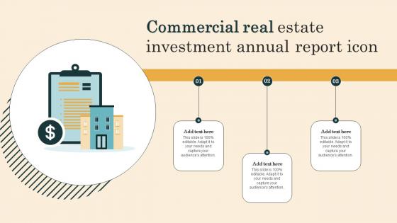 Commercial Real Estate Investment Annual Report Icon