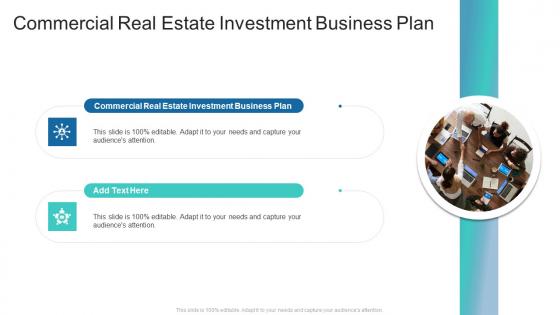 Commercial Real Estate Investment Business Plan In Powerpoint And Google Slides Cpb