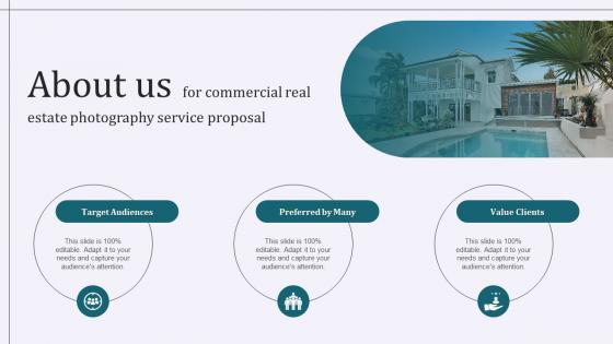 Commercial Real Estate Photography Service Proposal Slide For About Us
