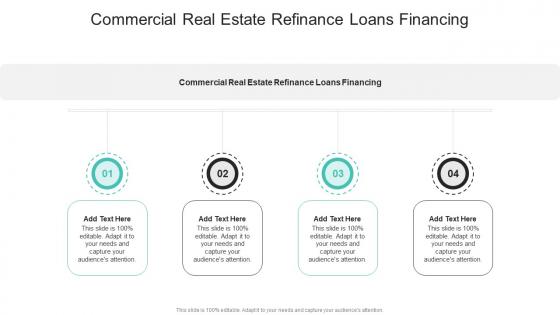 Commercial Real Estate Refinance Loans Financing In Powerpoint And Google Slides Cpb