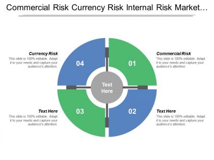 Commercial risk currency risk internal risk market risk