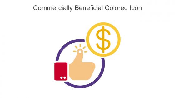 Commercially Beneficial Colored Icon In Powerpoint Pptx Png And Editable Eps Format