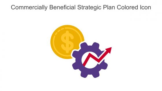 Commercially Beneficial Strategic Plan Colored Icon In Powerpoint Pptx Png And Editable Eps Format