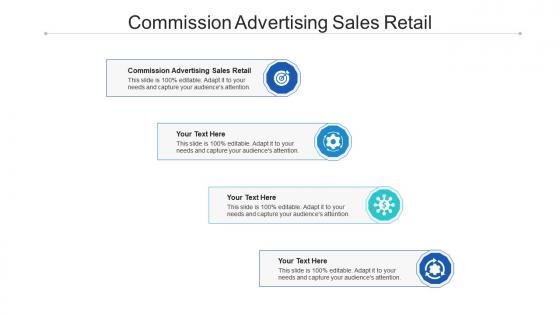 Commission advertising sales retail ppt powerpoint presentation summary topics cpb