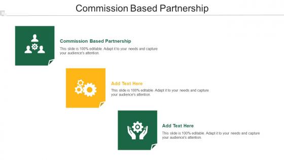 Commission Based Partnership Ppt Powerpoint Presentation Visuals Cpb