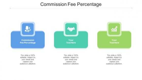 Commission Fee Percentage Ppt Powerpoint Presentation Icon Show Cpb