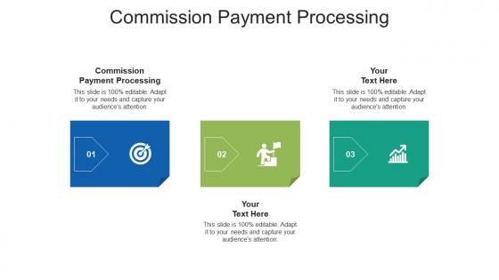 Commission payment processing ppt powerpoint presentation show slides cpb