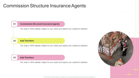 Commission Structure Insurance Agents In Powerpoint And Google Slides Cpb