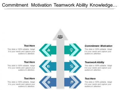 Commitment motivation teamwork ability knowledge skills