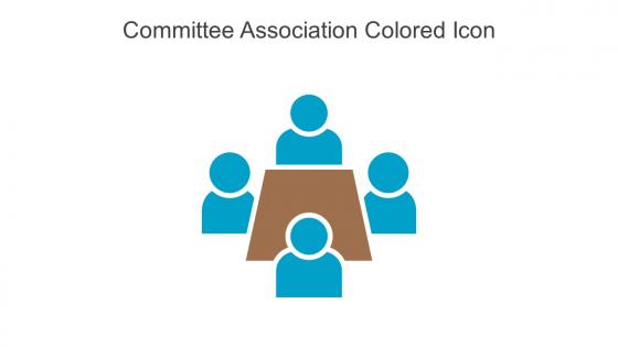 Committee Association Colored Icon In Powerpoint Pptx Png And Editable Eps Format
