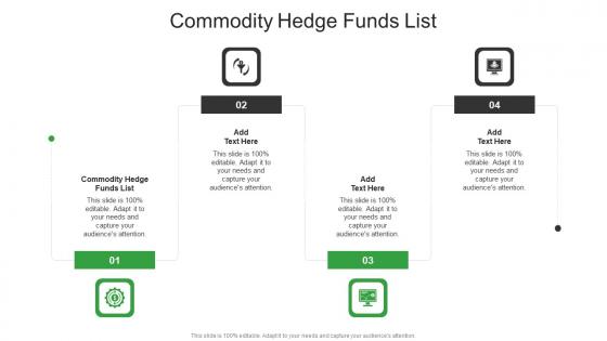 Commodity Hedge Funds List In Powerpoint And Google Slides Cpb