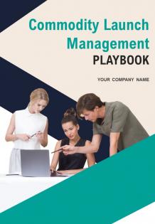 Commodity Launch Management Playbook Report Sample Example Document