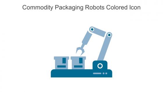 Commodity Packaging Robots Colored Icon In Powerpoint Pptx Png And Editable Eps Format