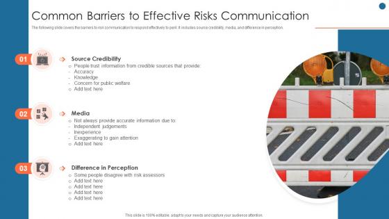 Common Barriers To Effective Risks Communication
