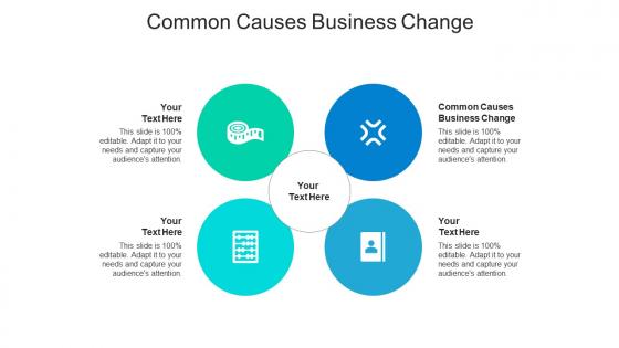Common causes business change ppt powerpoint presentation outline layout cpb
