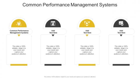 Common Performance Management Systems In Powerpoint And Google Slides Cpb