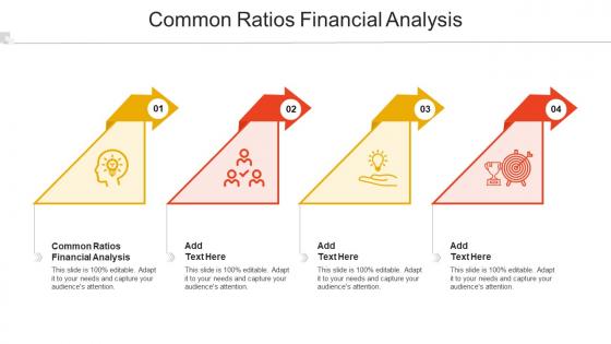 Common Ratios Financial Analysis Ppt Powerpoint Presentation Professional Themes Cpb