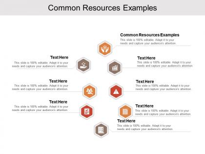 Common resources examples ppt powerpoint presentation gallery themes cpb