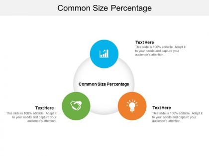 Common size percentage ppt powerpoint presentation file icons cpb