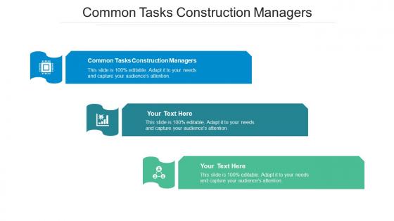 Common tasks construction managers ppt powerpoint presentation slides portrait cpb