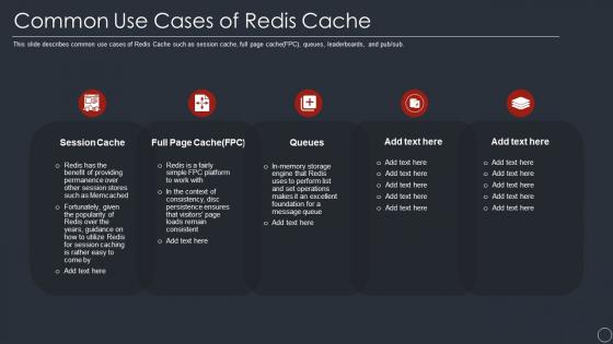 Common use cases of redis cache ppt powerpoint presentation outline picture