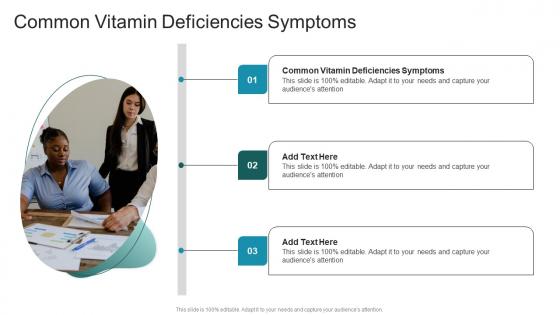 Common Vitamin Deficiencies Symptoms In Powerpoint And Google Slides Cpb