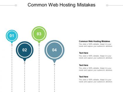 Common web hosting mistakes ppt powerpoint presentation layouts background image cpb