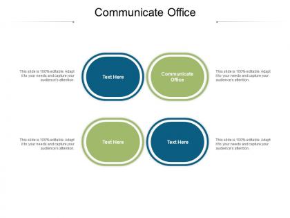 Communicate office ppt powerpoint presentation slides designs cpb