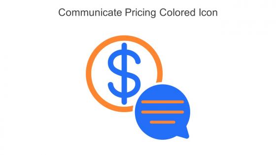 Communicate Pricing Colored Icon In Powerpoint Pptx Png And Editable Eps Format