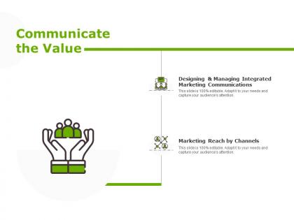 Communicate the value marketing communication ppt powerpoint presentation show files