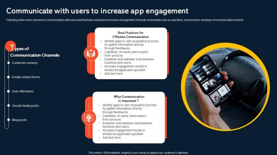 Communicate With Users To Increase App Increasing Mobile Application Users