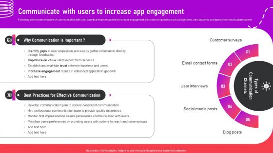 Communicate With Users To Increase App Optimizing App For Performance