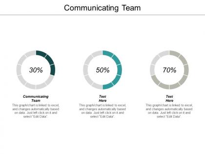 Communicating team ppt powerpoint presentation outline portfolio cpb