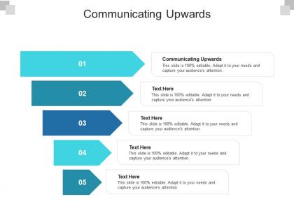 Communicating upwards ppt powerpoint presentation slides backgrounds cpb