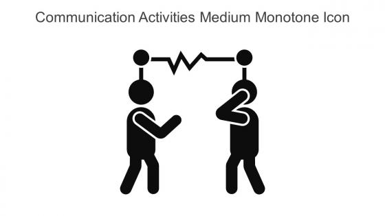 Communication Activities Medium Monotone Icon In Powerpoint Pptx Png And Editable Eps Format