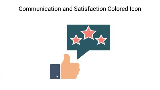 Communication And Satisfaction Colored Icon In Powerpoint Pptx Png And Editable Eps Format