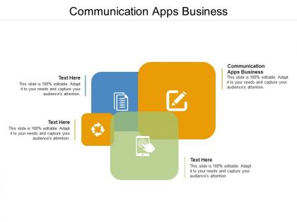Communication apps business ppt powerpoint presentation icon diagrams cpb