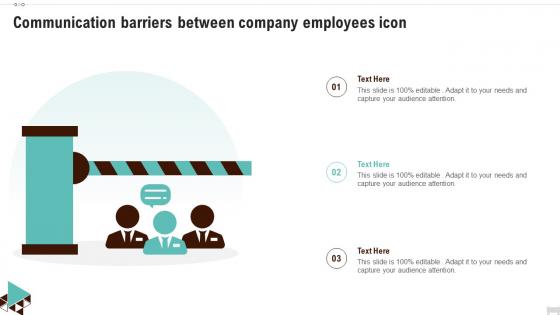 Communication Barriers Between Company Employees Icon