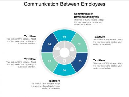 Communication between employees ppt powerpoint presentation professional visual cpb