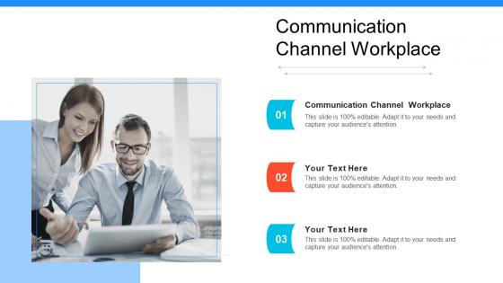 Communication channel workplace ppt powerpoint presentation model grid cpb