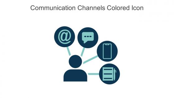 Communication Channels Colored Icon In Powerpoint Pptx Png And Editable Eps Format