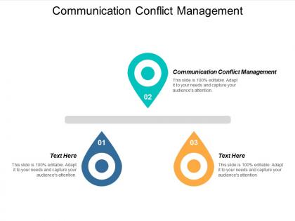 Communication conflict management ppt powerpoint presentation show templates cpb