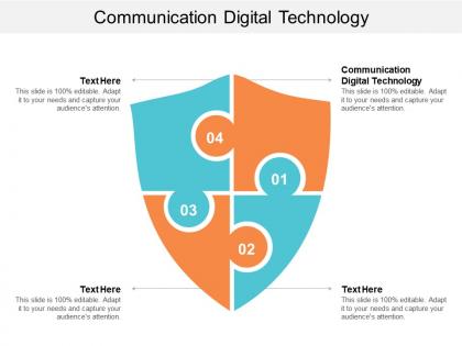 Communication digital technology ppt powerpoint presentation icon show cpb
