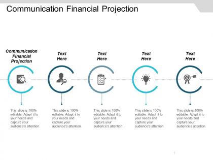 Communication financial projection ppt powerpoint presentation gallery design inspiration cpb